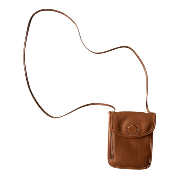 Vintage Coach 1996 Atlanta Olympics Crossbody Tan Leather Small Purse - Picture 1 of 7